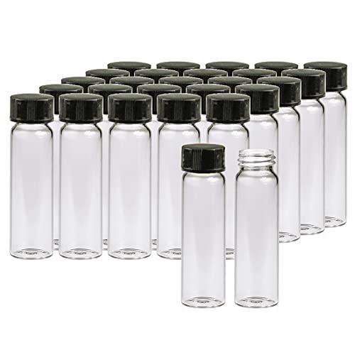 PEKYBIO 8ML Small Clear Glass Vials with Screw Caps, 20 PCS - size: 8 ml (20 pieces)