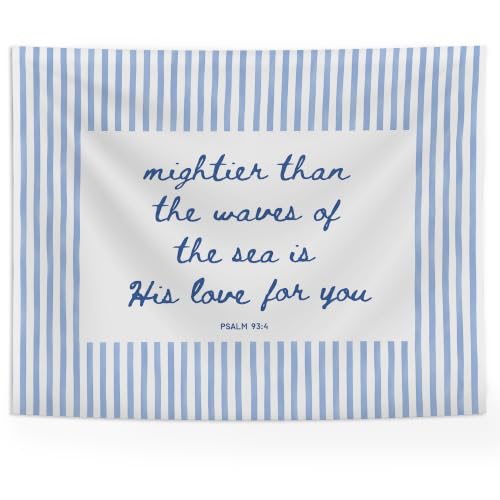SAFDSGFDB Blue Christian Beach Tapestry Wall Hanging 50x60 - color: Christian one
