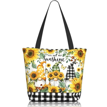 Bible Tote Bags for Women Christian Gifts Religious Church Shoulder Bag - color: Gnome