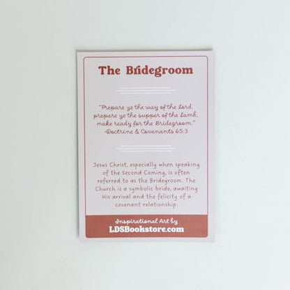 LDS Bookstore Small Christian Art Prints With Inspiring Scripture References And Messages (The Bridegroom, 3x4 Mini Card)