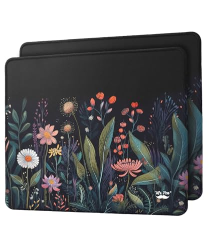 Mr. Pen- Mouse Pad, 12.5"x 10.5", 2 Pack, Garden Flowers - color: Garden Flowers