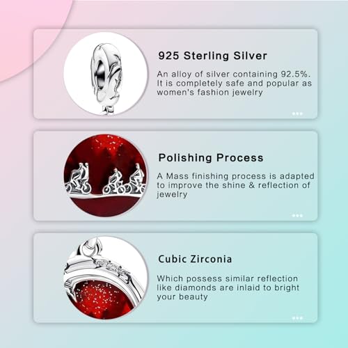 LUXILLA 925 Sterling Silver Charm Golden Family Tree Sparkling Cross Cute Dragon Charms Fits Bracelets Necklace Pendant Bead Jewelry Gift for Women Family Friends - color: Glow-in-the-dark Upside Down Charm