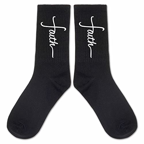 Grace Yonks Faith Socks,Christian Gifts,Inspirational Religious Socks for Women Her Girls Mens Socks. - color: Black3
