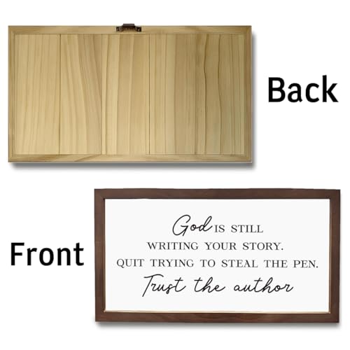 Christian Decor, God is Still Writing Your Story Sign, Bible Verse Wall Artwork, Inspirational Wall Decor, Motivational Gift for Friends Family, Religious Art Metope Decoration - color: God is still writing your story