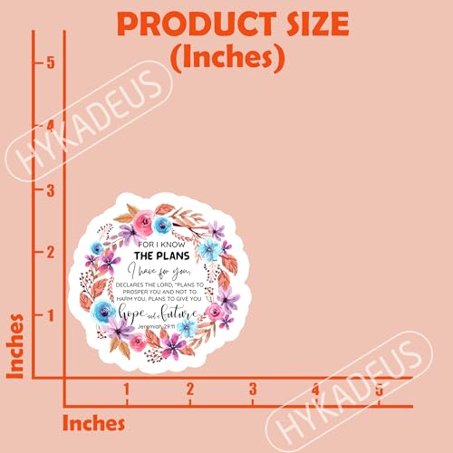 (3Pcs) for I Know the Plans I Have for You Jeremiah 29:11 Christian Sticker - color: For I Know the Plans I Have for You