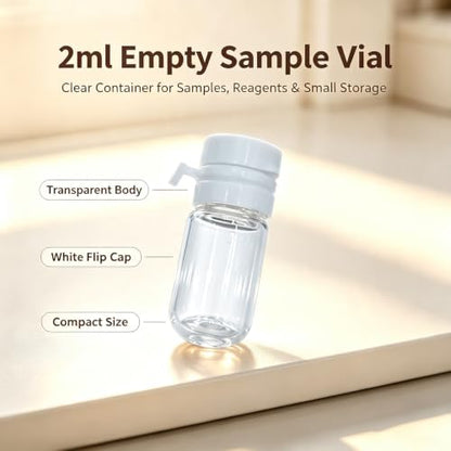 2ml 0.068 fl oz Essential Oil Samples Bottles, 20 Pack, Clear