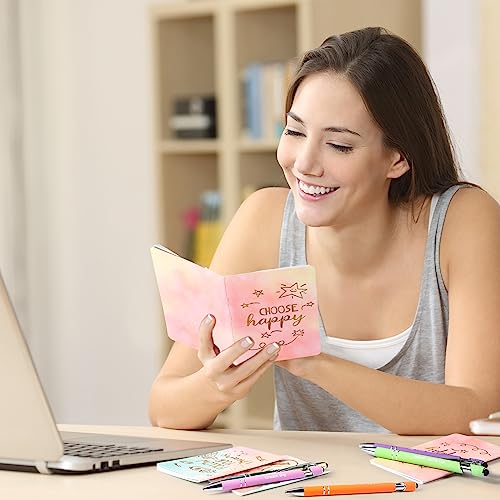 Funrous 32 Pcs Mini Notebooks with Pens Adults Party Favors,Watercolor - style: Watercolor