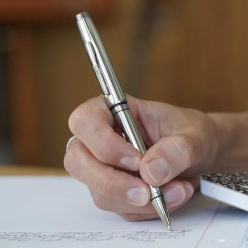 Cross Coventry Polished Chrome Ballpoint Pen, Medium Point, Black Ink - color: Polished Chrome