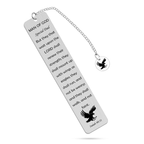 Bible Verse Metal Bookmark for Men Women Inspirational Scripture Bookmarks Religious Gifts Inspirational Christian Bookmark for Women Men Reading Lover Bible Book Markers for Classroom Church