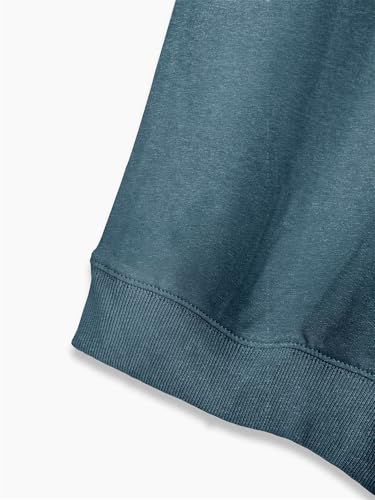 Christian Sweatshirts for Women Psalms 91 Long Sleeve Shirt - color: Blue, size: Medium
