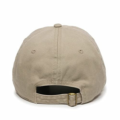 DSGN By DNA Say Mashallah Embroidered Hat Islamic Muslim Faith Inspired Cotton Baseball Cap Adjustable Dad Hat for Men&Women - color: Khaki