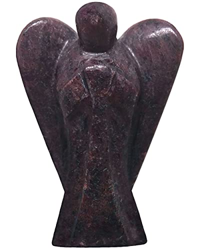 Nelson Creations 2 Inch Garnet Guardian Angel Figurine - color: Garnet