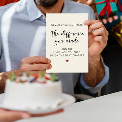 FANCYLUCKY Funny Retirement Card Gifts for Women Men - style: FY-381