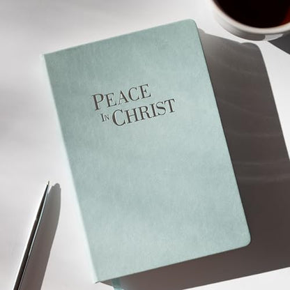 Prayer Journal – Peace in Christ 12-Week Guided Christian Prayer Journal for Women & Men with Daily Prayer Prompts, Scripture, Gratitude & Reflection for Spiritual Growth - color: Green