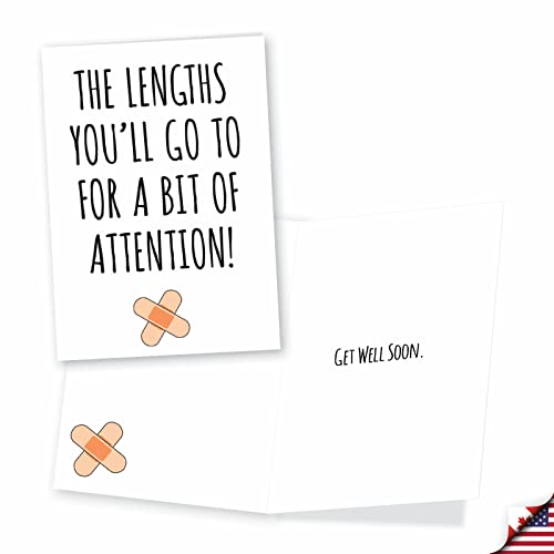 NobleWorks Assortment Pack of 3 Funny Sassy Senior Get Well Greeting Cards with Envelopes, Fell Better Cartoon Humor for Men and Women Variety Pack (3 Designs, 1 Each) Well Wishes VC7989GWG-C1x3 - style: Well Wishes