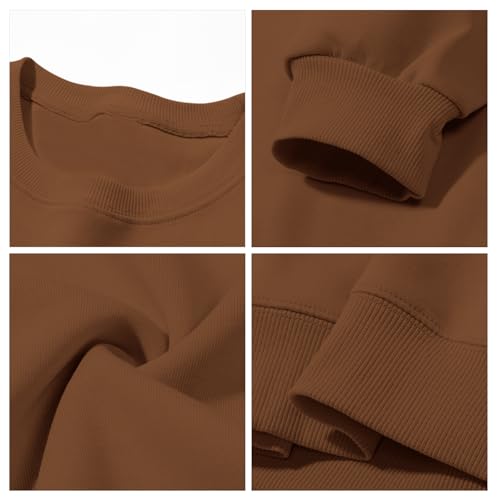 Sulayesh Christian Be The Light Sweatshirts for Women Religious Faith Jesus Bible Verse Graphic Shirts Loose Pullover Tops - color: Brown, size: Medium
