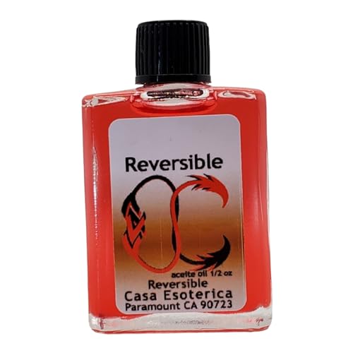 Reversible Oil (Reversible Aceite) Spiritual Anointing Oil by CASA ESOTERICA MAGICK SPACE -0.5 FL OZ (1 Pack)