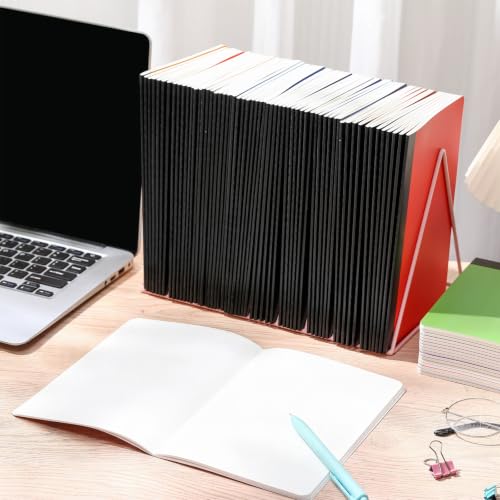 Handepo 100 Pack A5 Composition Notebooks 5"x8" Wide Ruled Notebook - color: Delicate Color, size: A5