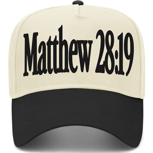 Matthew 28:19 Hat - color: Black/Natural