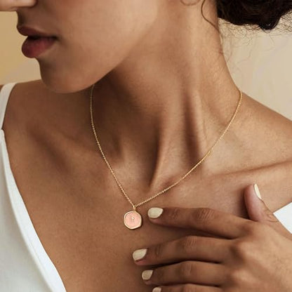 Cross Necklace for Women,Dainty 14k Gold Plated Pendant Necklaces - color: Gold-1