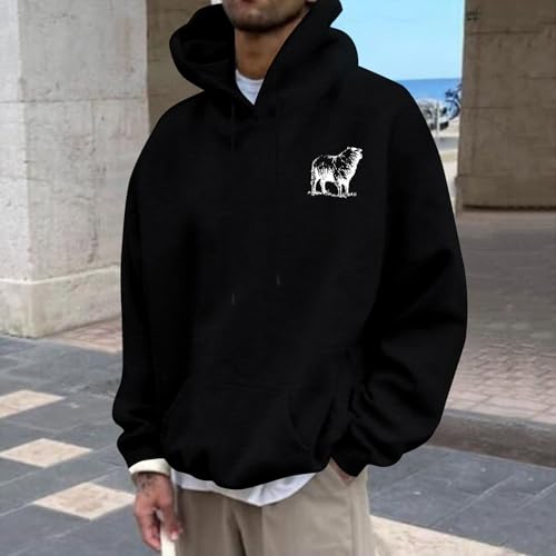 Christian Hoodies for Men Bible Religious Sweatshirts Jesus Hoodie - color: Black04, size: Large