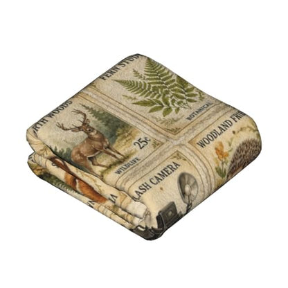 jerkboo Animals Throw Blanket Gift 50"x60" - color: Animals, size: 60"x50"