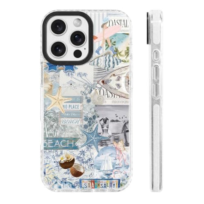 for iPhone 15 Pro Case Tropical Blue Beach Coastal Summer - color: BeachCoconut, size: iPhone 15 Pro