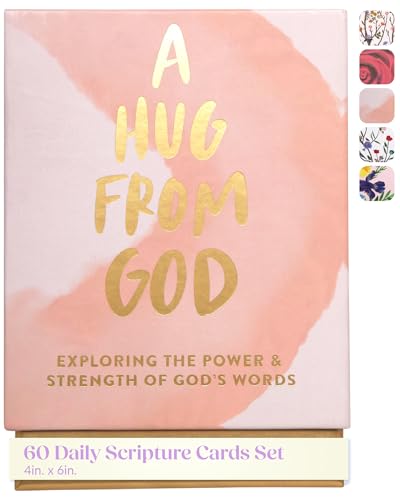 WORLD TRAVELER Scripture & Prayer Cards, 36 Prayer Cards, Gift Boxed 4x6 - color: A Hug From God