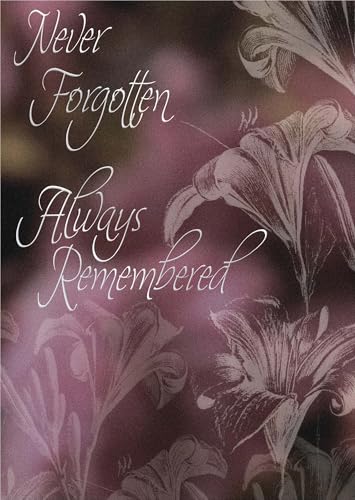 Never Forgotten Always Remembered KJV Card, 1 Count - color: Never Forgotten, Always Remembered
