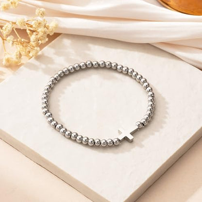 RZKING Cross Bracelet for Women, Christian Gifts for Women Friends Mom - style: Birthday