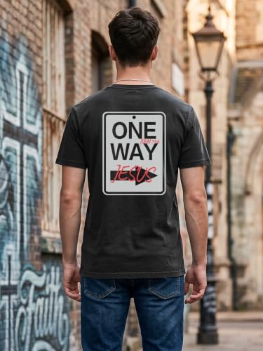 Christian Shirts for Men Jesus Faith Cross Tshirt Bible Verse Tee Tops - color: Black-b, size: Small