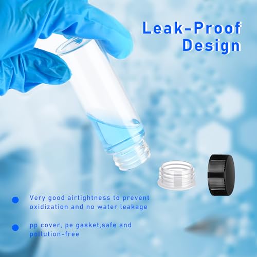 30ml Clear Glass Vials with Screw Caps 10PCS - style: 30ml-10pcs