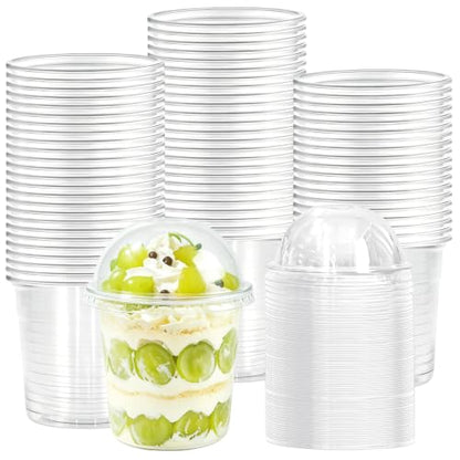 Jnnzzggu 50Pack 13.5oz Clear Plastic Cups - size: 50pcs 13.5oz