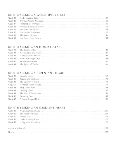 Seeking After the Heart of God for 52 Weeks: A Bible Study on the Life of David