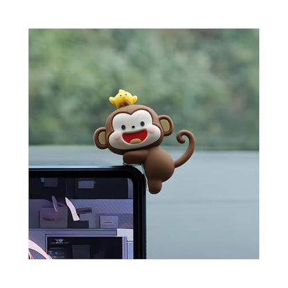 Mini Cartoon Monkey Dashboard Decoration for Navigator Screen