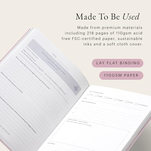 5-Minute Devotional Journal for Women: Daily Christian Scripture Reflections, Guided Prompts & Prayer | Build Faith in Just 5 Minutes a Day | 218 Pages, 110gsm Paper (Pink) - color: Pink