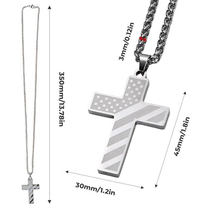 Cross Pendant for Car Rearview Mirror Hanging, Stainless Steel Cross with Drive Safe Message, Meaningful Car Charm Gift for Drivers and Loved Ones (Silver) - color: Silver