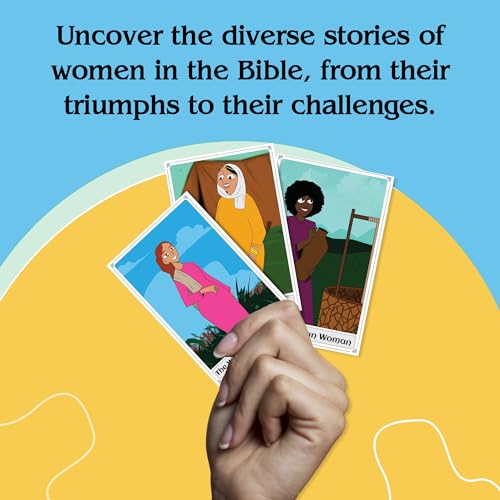 Kulture Games Bible Women - Christian Card Game with 50 Inspiring Bible Stories – Bible Trivia| Bible Trivia | Conversation Starters | Biblical Game - style: Bible Women