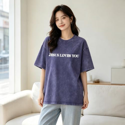 Christian Believer Faith God Religious T-Shirt Jesus Shirts for Women Men - color: Royal Blueb, size: XX-Large