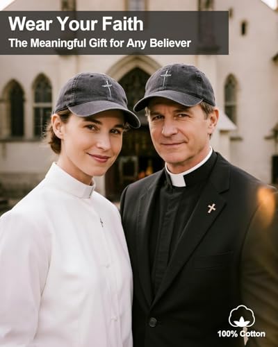 Christian Gifts, Christian Jesus Hat for Women Men Embroidered - color: Grey