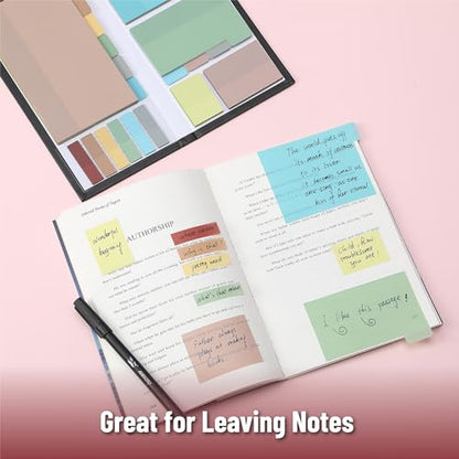 Mr. Pen- Transparent Sticky Notes Set, 410 Pack - color: Morandi, size: 1 Set