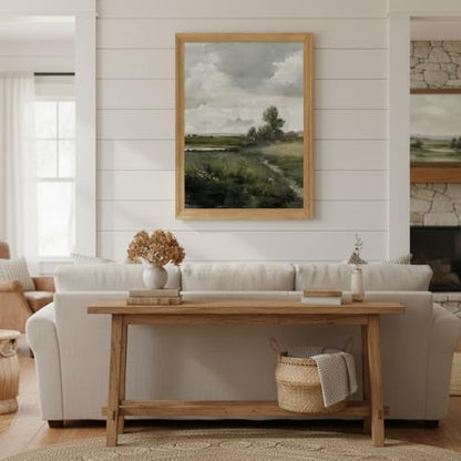 smvexyl Framed Landscape Wall Art, Neutral Nature Canvas Print, 12x16 - color: fengjingshu, size: 16"L x 12"W