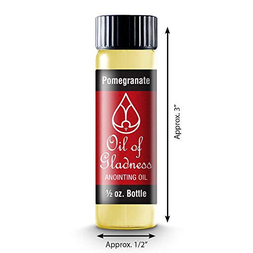 Oil of Gladness Pomegranate Anointing Oil - Oil for Daily Prayer, Ceremonies and Blessings 1/2 oz - size: 1/2 Ounce
