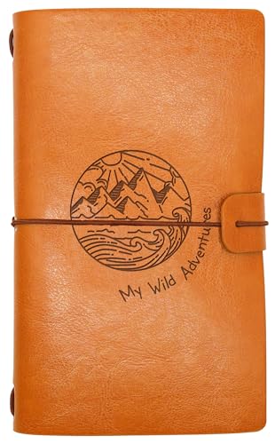 ZVMIS Vacations Memory Journal-My Wild Adventures-Travel Memory Record-Best Friends Travel Enthusiast Camper Birthday Retirement Christmas Graduation Gift-Refillable Travel Photo Diary Journal - style: Style51-my wild adventures