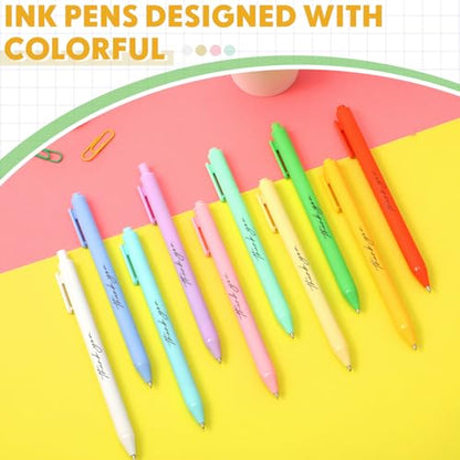 Crtiin 50 Pcs Inspirational Pens Bulk Macarons, Thank You - color: Macarons, size: 1 Count (Pack of 50)