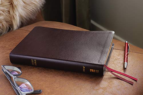 NIV, Thinline Bible, Giant Print, Bonded Leather, Burgundy, Red Letter, Comfort Print