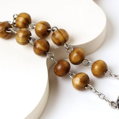 A Prayer Bead Bracelet Designed for Christian Believers, Car Steering Wheel Hanging Beads, car Crosses, car Rearview Mirror Suspension Accessories Decoration, Christian Gifts