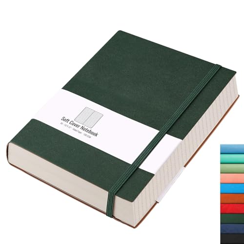 AHGXG Lined Journal Notebook, 320 Numbered Pages, B5 (7.6'' X 10'') - color: Green, size: B5