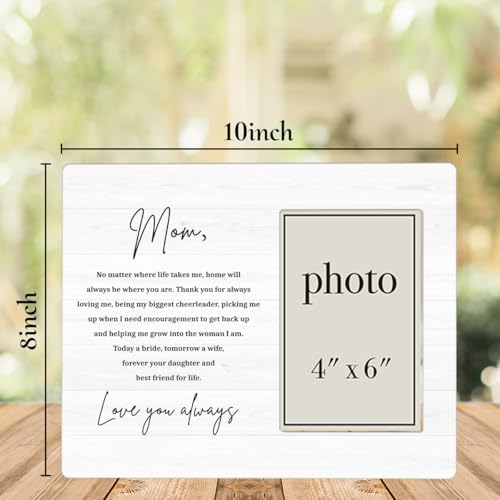 Mother of the Bride Gifts Picture Frame, Wedding Gifts for Mom from Bride - color: Mom