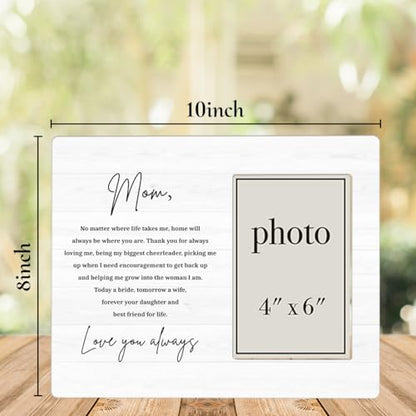 Mother of the Bride Gifts Picture Frame, Wedding Gifts for Mom from Bride - color: Mom